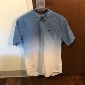 Ombré RVCA Button Up Polo